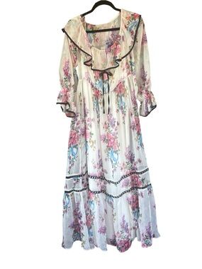knee length dresses for ladies Emma Maxi Dress by For Love & Lemons – Cattivo main image 1